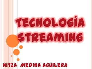 Tecnología                                                 Streaming Nitza  Medina Aguilera 
