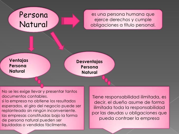 Persona Natural Y Juridica
