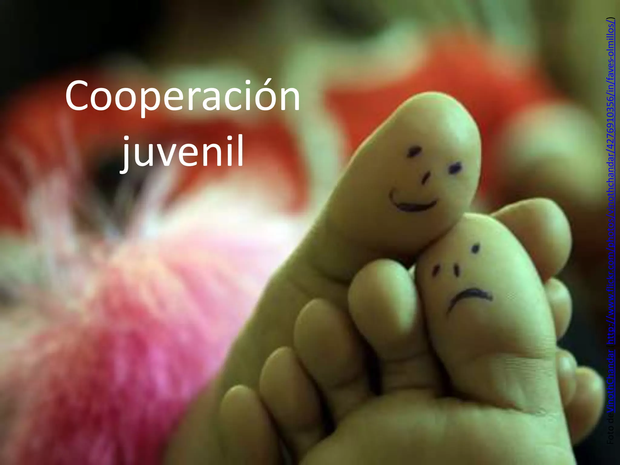 juvenil
Cooperación
Foto deVinothChandar (http://www.flickr.com/photos/vinothchandar/4276910356/in/faves-olmillos/)