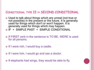 Conditional Type Two Conditional | PPTX