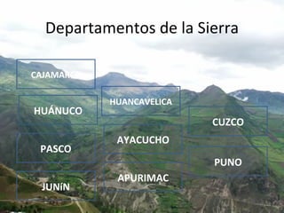 Departamentos del Perú