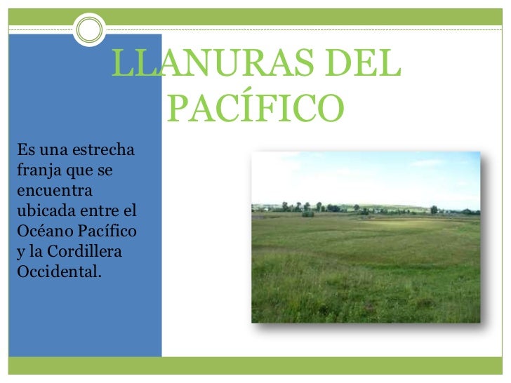 Llanuras del Pacifico