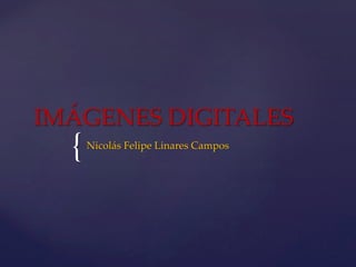 IMÁGENES  DIGITALES	
  {	
                             	
   Nicolás  Felipe  Linares  Campos
 
