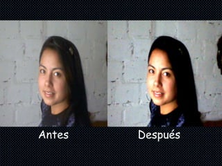 Antes   Después
 