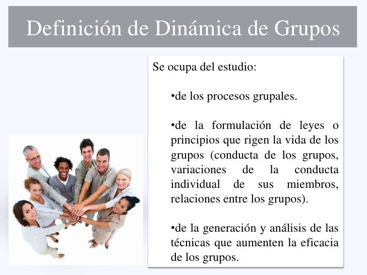 Dinamica de grupos