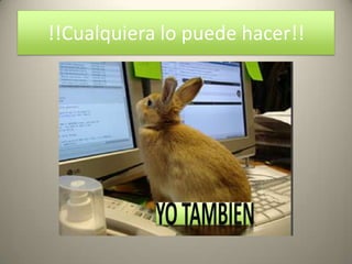 !!Cualquiera lo puede hacer!!
 