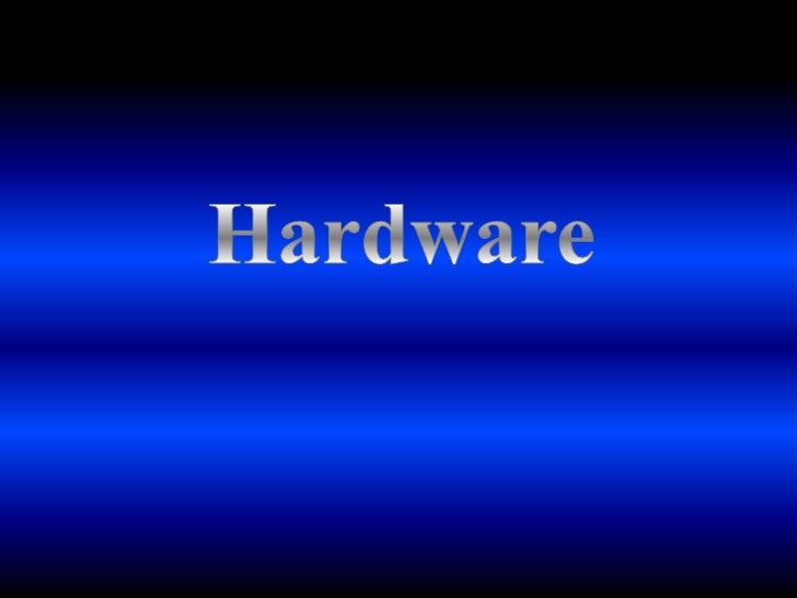 La definición más simple de lo que es un hardware, es que todo lofísico que podemos ver en una computadora, es considerado...