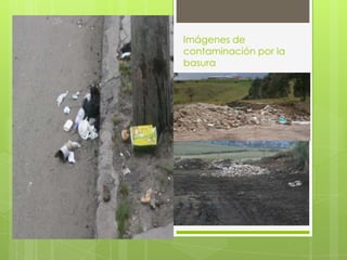 Imágenes de
contaminación por la
basura
 