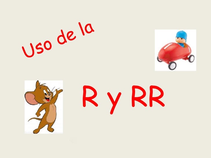 Image result for uso de la r y r r