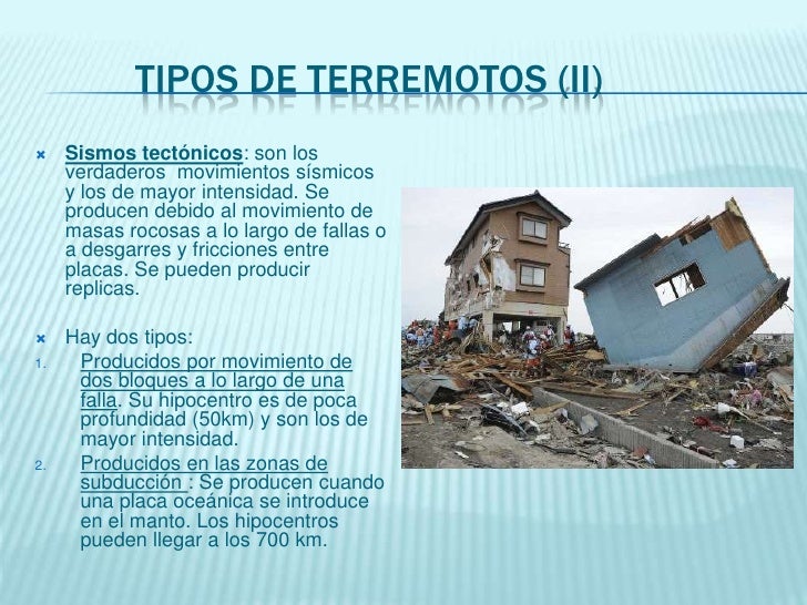 terremotos