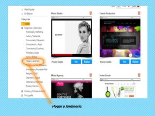 Hogar y jardinería.
 