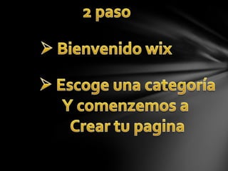 crea tu pagina web