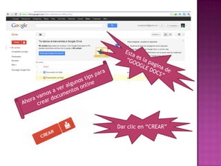 Dar clic en “CREAR”
 