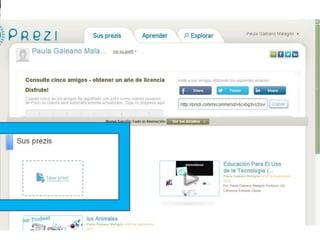 Tutorial manejo ventajas y desventajas de PREZI