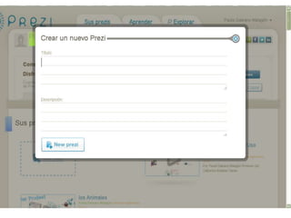 Tutorial manejo ventajas y desventajas de PREZI