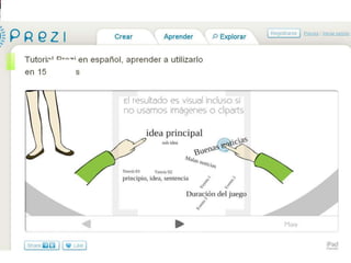 Tutorial manejo ventajas y desventajas de PREZI