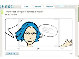 Tutorial manejo ventajas y desventajas de PREZI