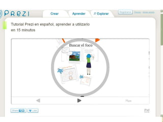 Tutorial manejo ventajas y desventajas de PREZI