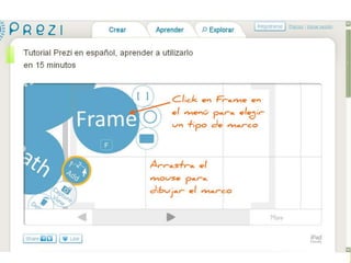 Tutorial manejo ventajas y desventajas de PREZI