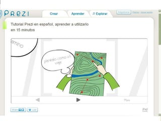 Tutorial manejo ventajas y desventajas de PREZI