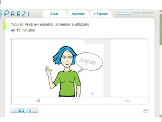 Tutorial manejo ventajas y desventajas de PREZI
