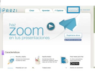 Tutorial manejo ventajas y desventajas de PREZI