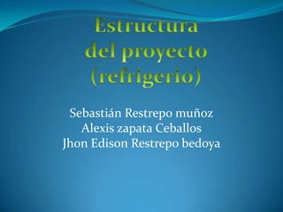 Sebastián Restrepo muñoz
   Alexis zapata Ceballos
Jhon Edison Restrepo bedoya
 