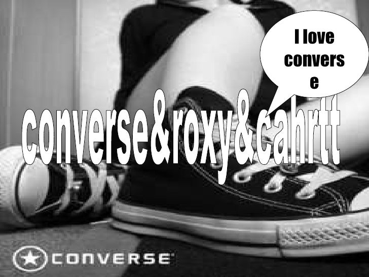 i love converse