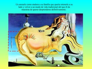 Un anzuelo como atadura a su familia que quería retenerle a su lado y volver a un modo de vida tradicional del que él da muestras de querer desprenderse definitivamente.   