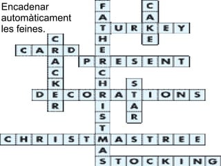 Encadenar 
automàticament 
les feines.
 