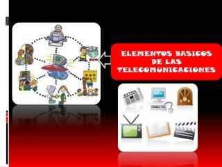 ELEMENTOS BASICOS
      DE LAS
TELECOMUNICACIONES
 