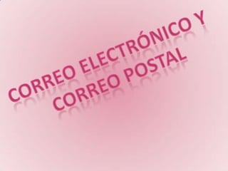 correo electronico y correo postal