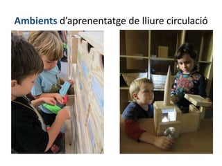 Ambients d’aprenentatge de lliure circulació
 