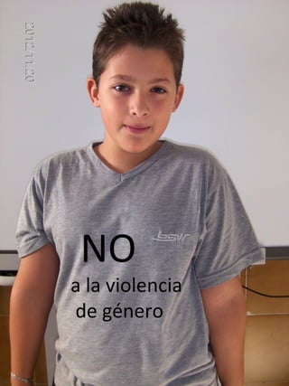 NO
a la violencia
de género
 