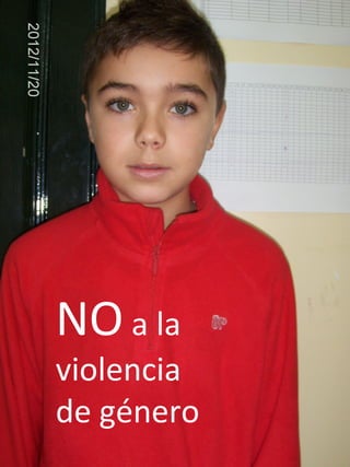 NO a la
violencia
de género
 
