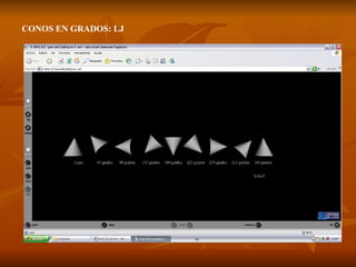 CONOS EN GRADOS: LJ 