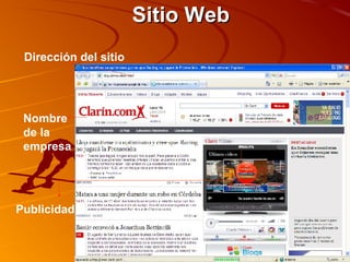 Sitio WebSitio Web
Publicidad
Nombre
de la
empresa
Dirección del sitio
 