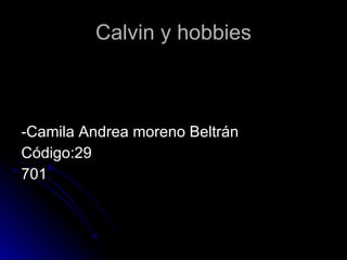 Calvin y hobbies ,[object Object],[object Object],[object Object]