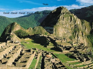 Escaf - Escaf - Escaf - Escaf - Escaf - Escaf - Escaf - Escaf - Escaf - Escaf -  Titulo 