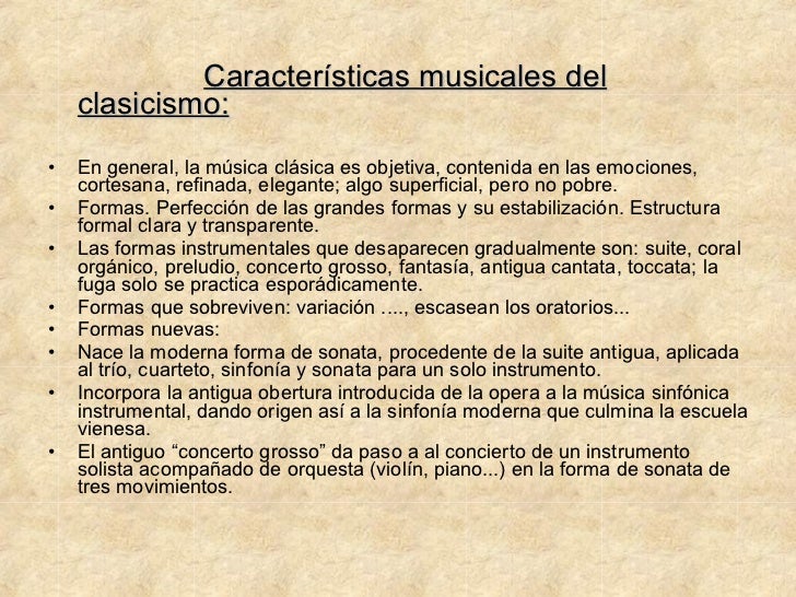 CLASICISMO