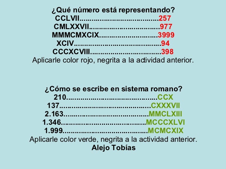 Como Se Escribe 1998 En Numeros Romanos