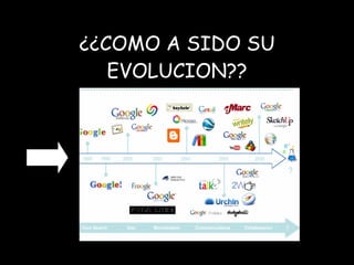 ¿¿COMO A SIDO SU EVOLUCION?? 