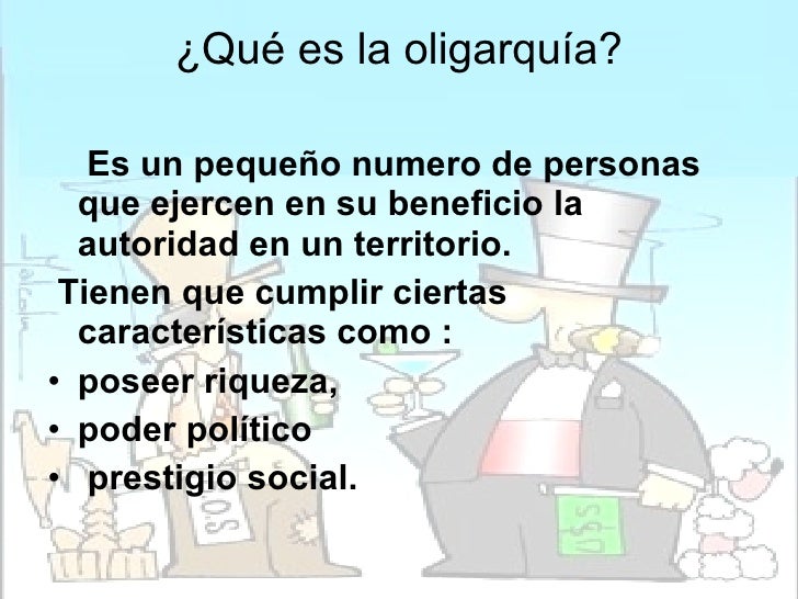 presentacion de oligarquias latinoamericanas