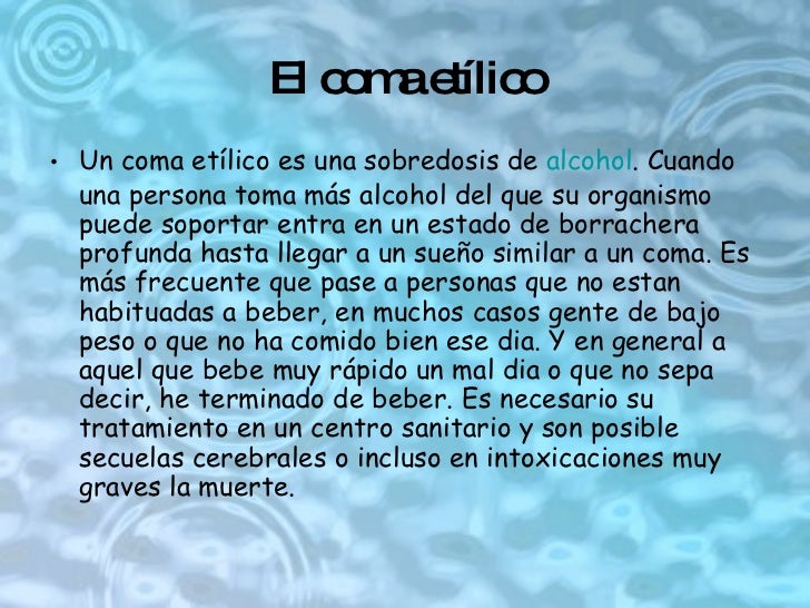 El tipo de la dependencia del alcohol