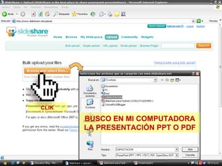 BUSCO EN MI COMPUTADORA LA PRESENTACIÓN PPT O PDF CLIK 