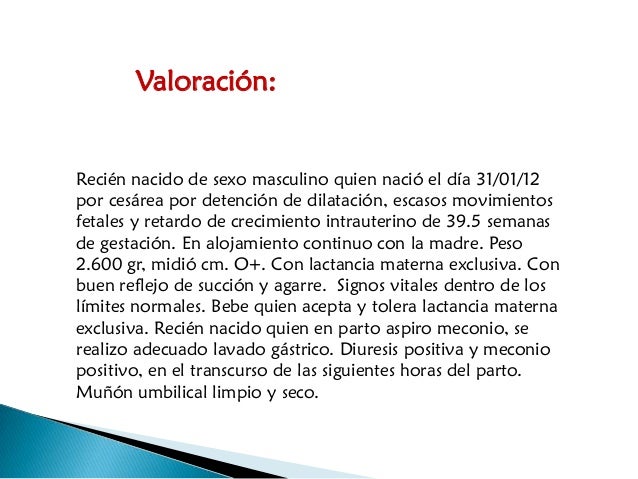 Ejemploe De Nota De Recen Nacidos | caso clinico recien nacido Ejemploe De Nota De Recen Nacidos | caso clinico recien nacido