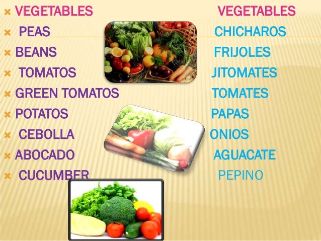 Cómo Se Dice Pepinillo En Inglés
