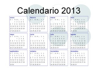 calendario 2013 