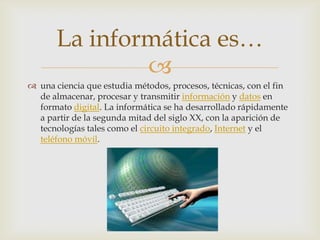 informatica | PPTX