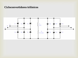 Cicloconvertidores trifásicos
 